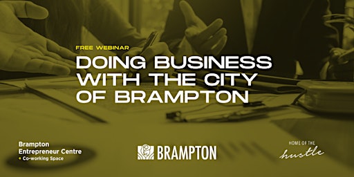 Imagem principal do evento Doing Business with the City of Brampton