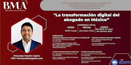 Hauptbild für La transformación digital del abogado en México