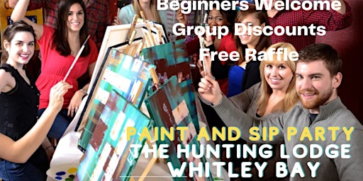 Imagem principal de Paint and Sip The Hunting Lodge Whitley Bay