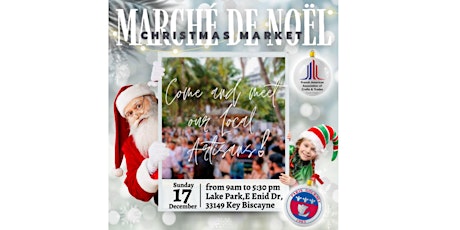 Primaire afbeelding van Christmas Market, Marché de Noël Key Biscayne December 17