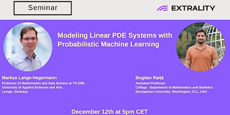 Image principale de Modeling Linear PDE Systems with Probabilistic Machine Learning