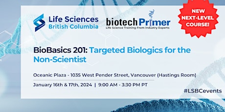 BioBasics 201: Targeted Biologics for the Non-Scientist primary image