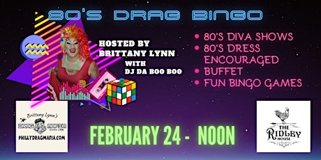 80'S DRAG BINGO AT RIDLEY HOUSE primary image