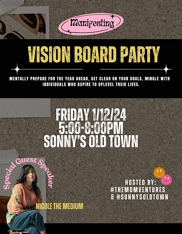 Vision Board & Manifest Night Tickets, Fri, Jan 12, 2024 at 5:00 PM