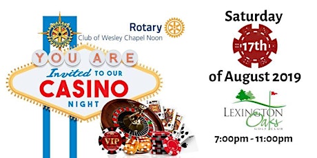 Wesley Chapel Rotary Casino Night primary image