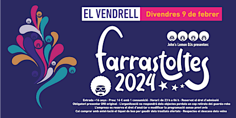 Imagen principal de FARRASTOLTES 2024 - LA FESTA DE CARNAVAL DEL VENDRELL