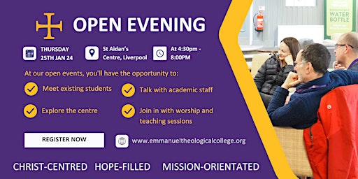 Open Evening - Liverpool - January 25th 2024 primary image