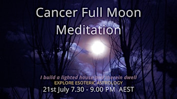 Cancer Solar Fire Full Moon Meditation 2nd  primärbild