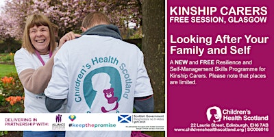 Image principale de LOOKING AFTER YOUR FAMILY AND SELF | GLASGOW AREA