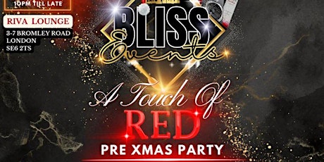 A TOUCH OF RED  (BLISS EVENTS) primary image