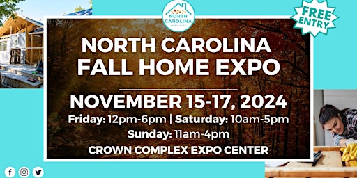 North Carolina Fall Home Expo, November 2024 primary image