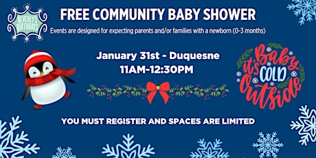 Free Community Baby Shower - Duquesne primary image