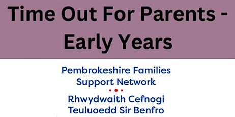 Time Out For Parents - Early Years primary image