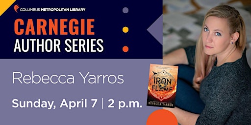 Imagen principal de Carnegie Author Series  with Rebecca Yarros