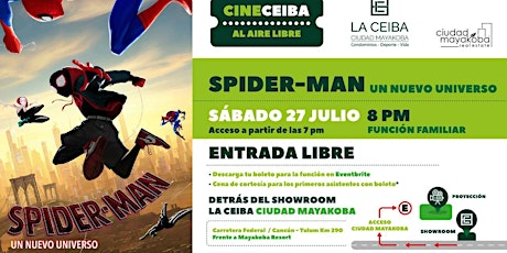 Imagen principal de VERANO CINE CEIBA presenta "Spider-Man" para toda la familia