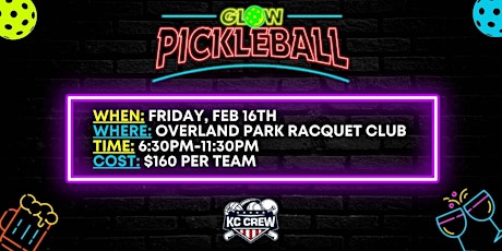 Imagen principal de Glow Pickleball Tournament