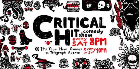 Critical Hit! Live Stand Up Comedy NYE Edition! w/ Free Champaign primary image