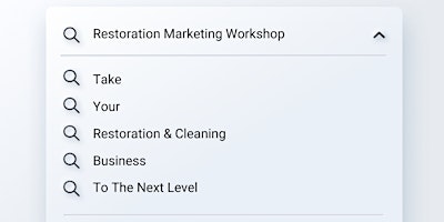 Imagem principal de Restoration Marketing Workshop