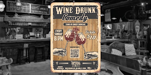 Imagem principal do evento Wine Drunk Comedy