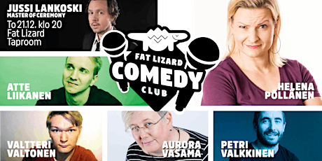 Fat Lizard Comedy Club Joulukuu primary image