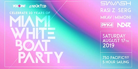 Miami White Boat Party (10th Anniversary) primary image