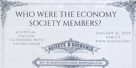 Who Were The Economy Society Members? primary image