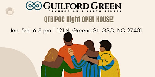 Jan. 3rd 6-8 pm QTBIPOC Open House primary image