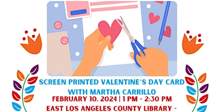 Family Workshop: Screen Printed Valentine's Day Cards primary image