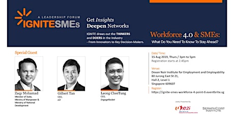 Ignite SMEs - Workforce 4.0 & SMEs: What Do You Need To Know To Stay Ahead? primary image