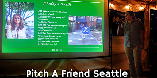 Primaire afbeelding van Pitch a Friend: Seattle (Ages 21-40)