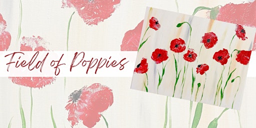 Imagen principal de ANZAC Day Paint Party with Sheree - "Field of Poppies"