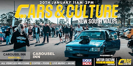 Image principale de Cars & Culture NSW - Lunch Edition | 20/01/24