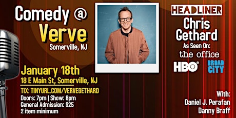 Comedy at Verve w/ Chris Gethard primary image