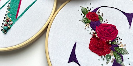 Sip & Sew Embroidery Workshop at The Albert Arms, Esher