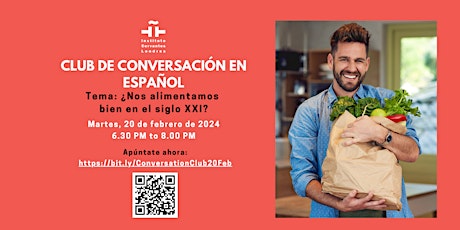 Online Spanish Conversation Club - Tuesday, 20 February 2024 - 6.30 PM primary image