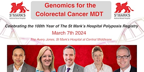 Genomics for the Colorectal Cancer MDT 2024 primary image