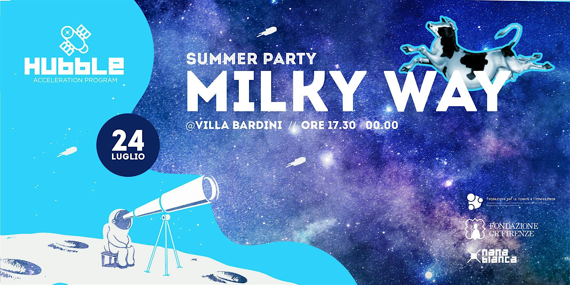 Milky Way - Summer party con Hubble