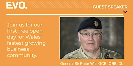 EVO Business Club Wales Open Day with General Sir Peter Wall  primärbild