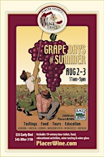 2014 Grape Days of Summer on the Placer County Wine Trail primary image