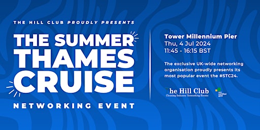 Imagem principal do evento The Hill Club Summer Thames Cruise 2024