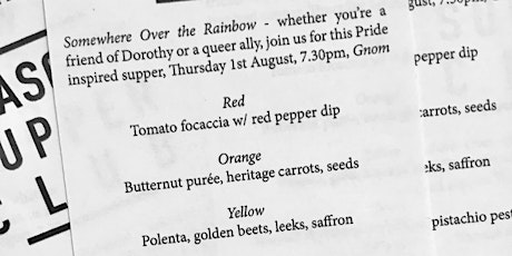 Glasgow Supper Club - Somewhere Over the Rainbow primary image