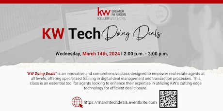 KW Tech - Doing Deals [March 2024] primary image