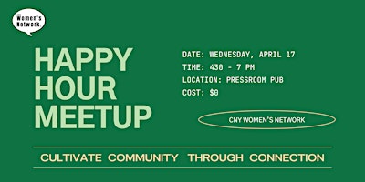 Primaire afbeelding van Happy Hour Meetup: April 2024