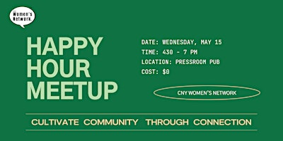 Primaire afbeelding van Happy Hour Meetup: May 2024
