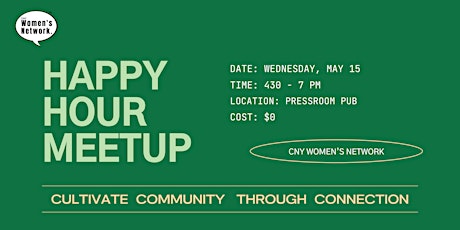 Happy Hour Meetup: May 2024