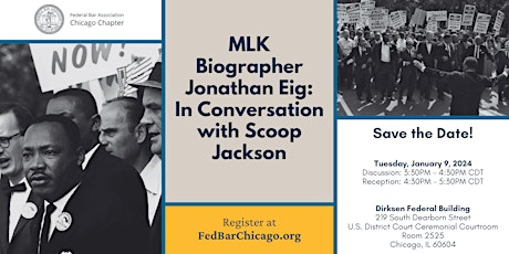 Imagen principal de MLK Biographer Jonathan Eig: In Conversation with Scoop Jackson