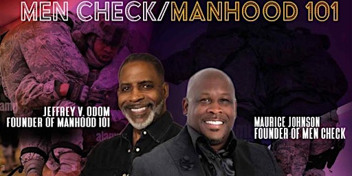 Imagem principal do evento MEN CHECK/MANHOOD 101 MEN'S CONFERENCE