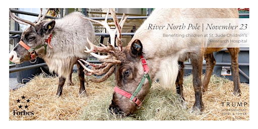 Imagem principal do evento River North Pole - A family fun indoor event with Santa and Mrs. Claus!