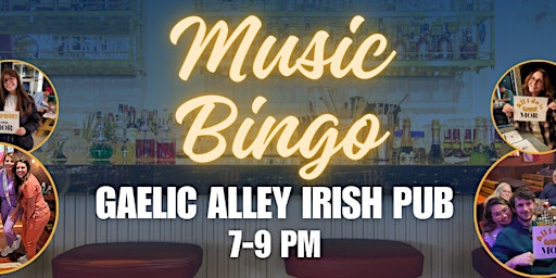 Imagem principal do evento MUSIC BINGO @ Gaelic Alley Irish Pub - Kannapolis, NC