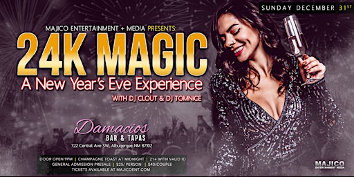 24K Magic: A New Year’s Eve Experience! primary image
